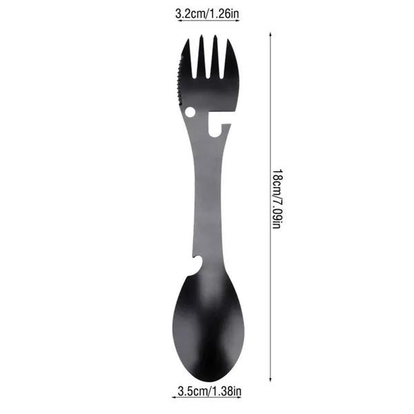 5 in 1 MultiUtensil - Stainless Steel Spork