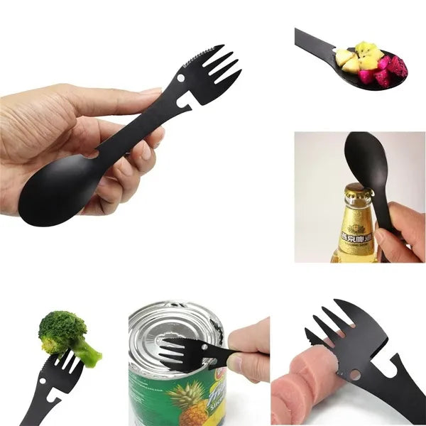 5 in 1 MultiUtensil - Stainless Steel Spork